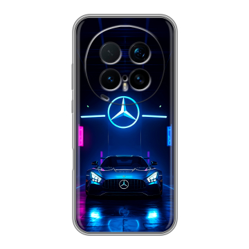 Силиконовый чехол на Honor Magic 8 Pro с принтом Mercedes Мерседес