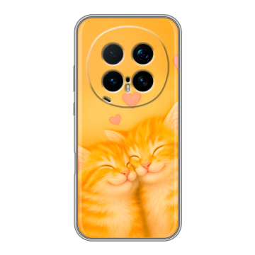 Силиконовый чехол на Honor Magic 8 Pro с принтом Милые котята