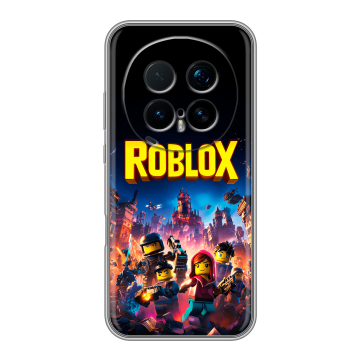 Силиконовый чехол на Honor Magic 8 Pro с принтом Roblox Роблокс