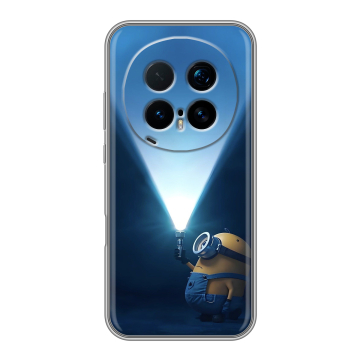 Силиконовый чехол на Honor Magic 8 Pro с принтом Миньоны