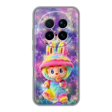 Силиконовый чехол на Honor Magic 8 Pro с принтом Labubu Лабубу