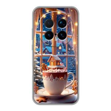 Силиконовый чехол на Honor Magic 8 Pro с принтом Новый год Силиконовый чехол на Honor Magic 8 Pro с принтом Новый год