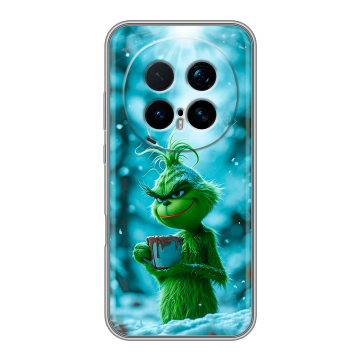 Силиконовый чехол на Honor Magic 8 Pro с принтом Новый год гринч Силиконовый чехол на Honor Magic 8 Pro с принтом Новый год гринч