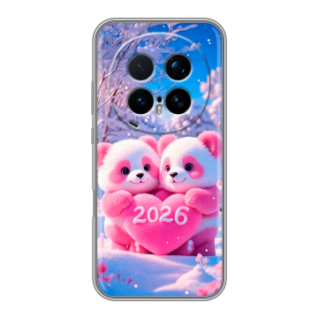Силиконовый чехол на Honor Magic 8 Pro с принтом Новый год Силиконовый чехол на Honor Magic 8 Pro с принтом Новый год