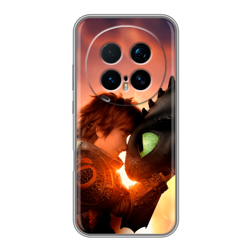 Силиконовый чехол на Honor Magic 8 Pro с принтом Как приручить дракона Силиконовый чехол на Honor Magic 8 Pro с принтом Как приручить дракона