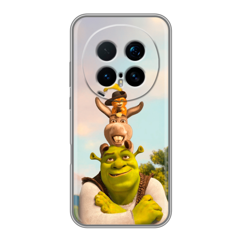 Силиконовый чехол на Honor Magic 8 Pro с принтом Шрек Shrek Силиконовый чехол на Honor Magic 8 Pro с принтом Шрек Shrek