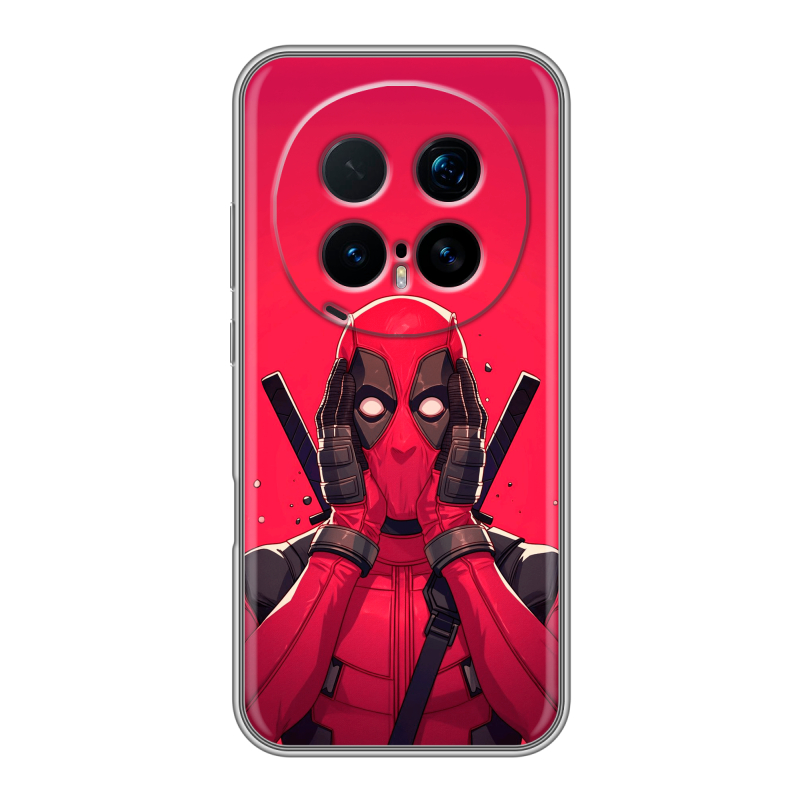 Силиконовый чехол на Honor Magic 8 Pro с принтом Дедпул Deadpool Силиконовый чехол на Honor Magic 8 Pro с принтом Дедпул Deadpool