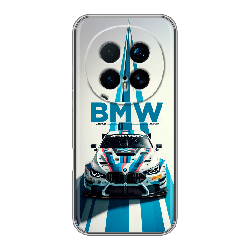 Силиконовый чехол на Honor Magic 8 Pro с принтом БМВ BMW Силиконовый чехол на Honor Magic 8 Pro с принтом БМВ BMW