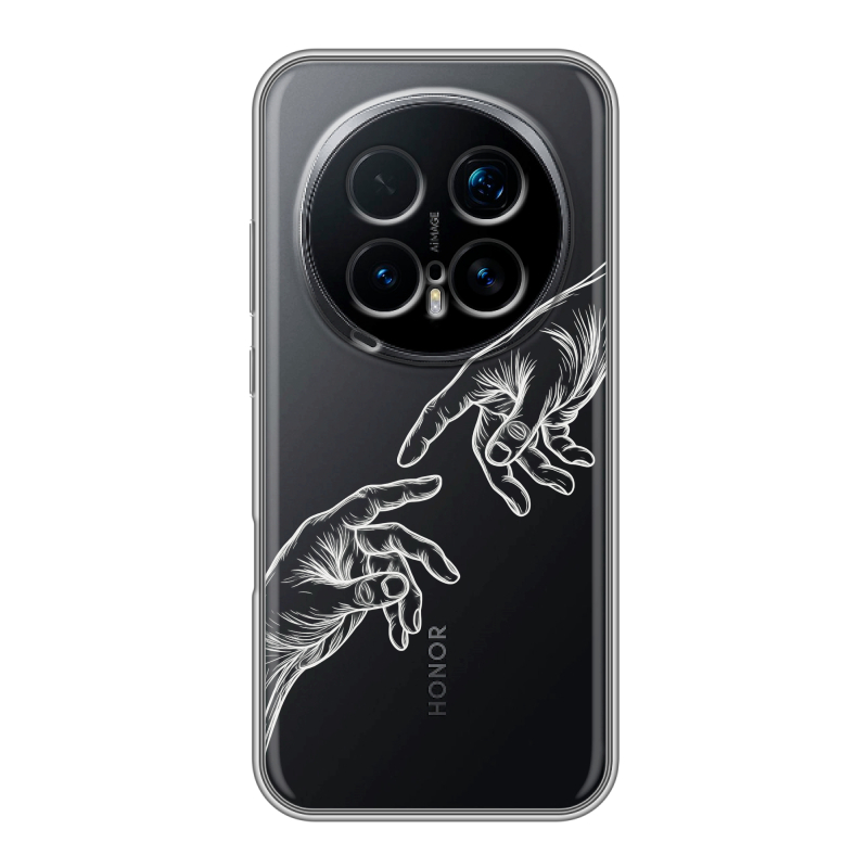 Силиконовый чехол на Honor Magic 8 Pro с принтом Сотворение мира Силиконовый чехол на Honor Magic 8 Pro с принтом Сотворение мира