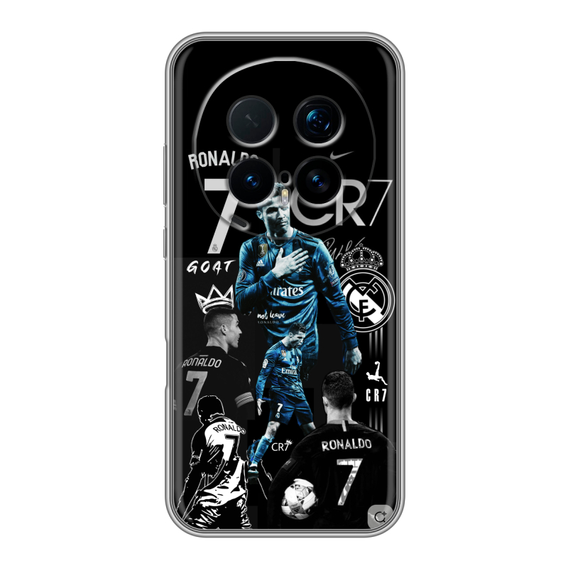 Силиконовый чехол на Honor Magic 8 Pro с принтом Реал Роналдо Силиконовый чехол на Honor Magic 8 Pro с принтом Реал Роналдо