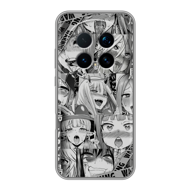 Силиконовый чехол на Honor Magic 8 Pro с принтом Ahegao Ахегао Аниме Силиконовый чехол на Honor Magic 8 Pro с принтом Ahegao Ахегао Аниме