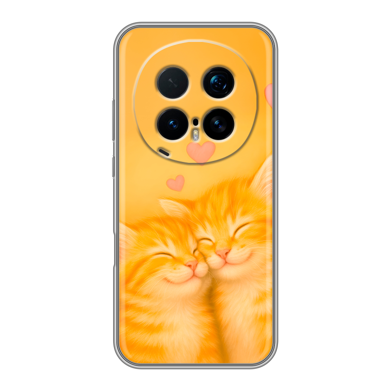Силиконовый чехол на Honor Magic 8 Pro с принтом Милые котята Силиконовый чехол на Honor Magic 8 Pro с принтом Милые котята