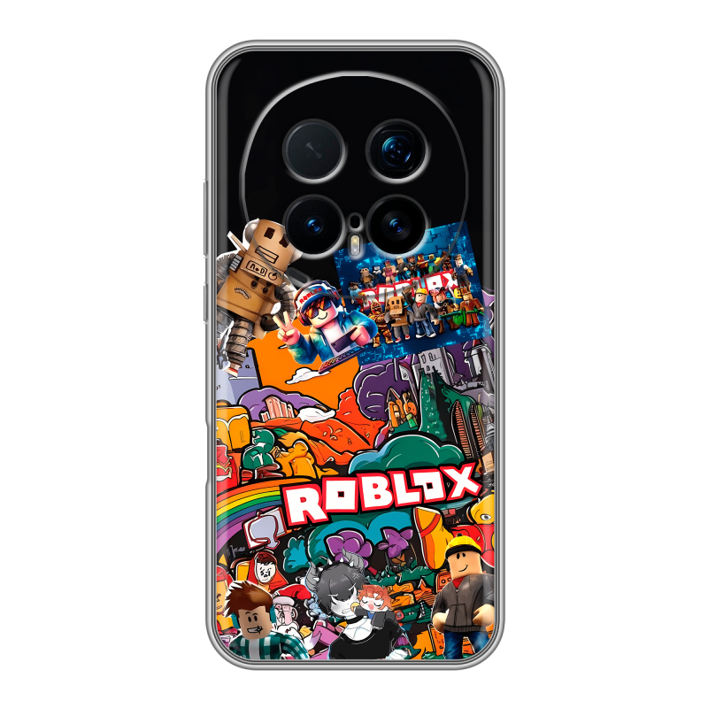 Силиконовый чехол на Honor Magic 8 Pro с принтом Roblox Роблокс Силиконовый чехол на Honor Magic 8 Pro с принтом Roblox Роблокс