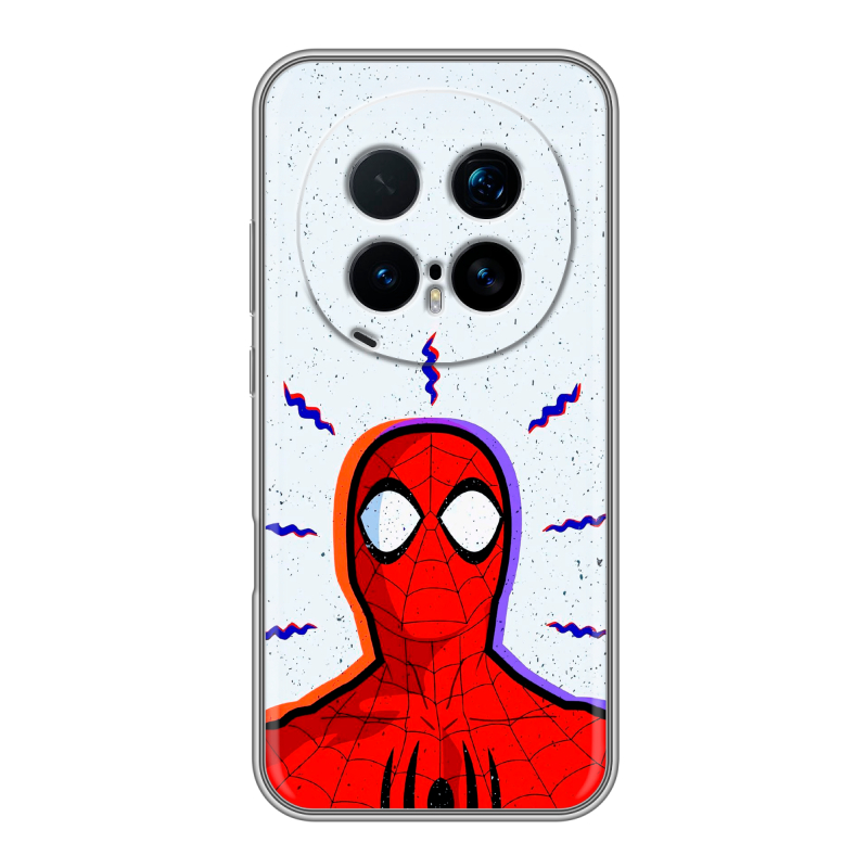 Силиконовый чехол на Honor Magic 8 Pro с принтом Spiderman Человек паук Силиконовый чехол на Honor Magic 8 Pro с принтом Spiderman Человек паук