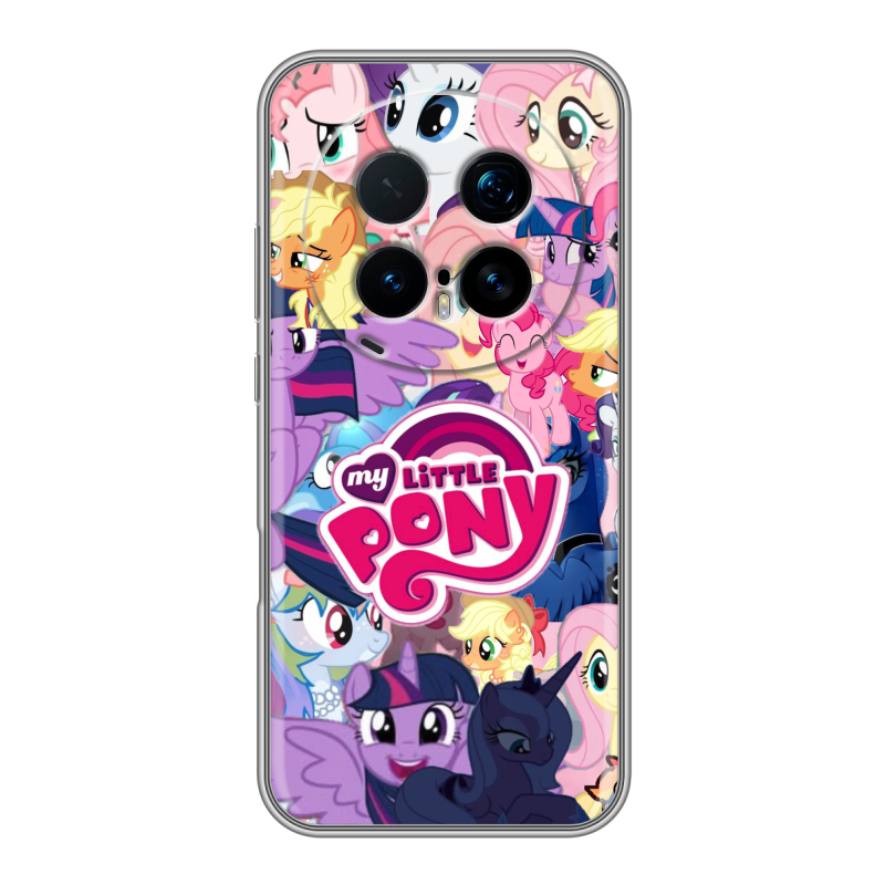 Силиконовый чехол на Honor Magic 8 Pro с принтом My little pony Дружба чудо Силиконовый чехол на Honor Magic 8 Pro с принтом My little pony Дружба чудо