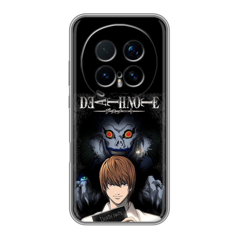 Силиконовый чехол на Honor Magic 8 Pro с принтом Death note Тетрадь смерти Силиконовый чехол на Honor Magic 8 Pro с принтом Death note Тетрадь смерти