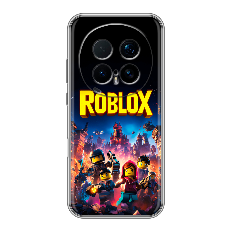 Силиконовый чехол на Honor Magic 8 Pro с принтом Roblox Роблокс Силиконовый чехол на Honor Magic 8 Pro с принтом Roblox Роблокс