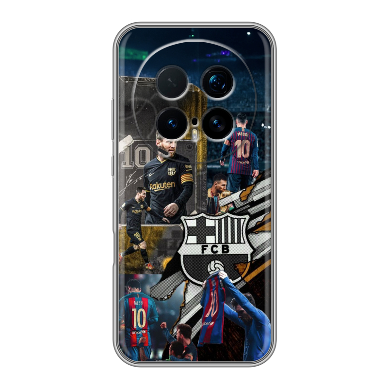 Силиконовый чехол на Honor Magic 8 Pro с принтом Messi Barcelona Силиконовый чехол на Honor Magic 8 Pro с принтом Messi Barcelona