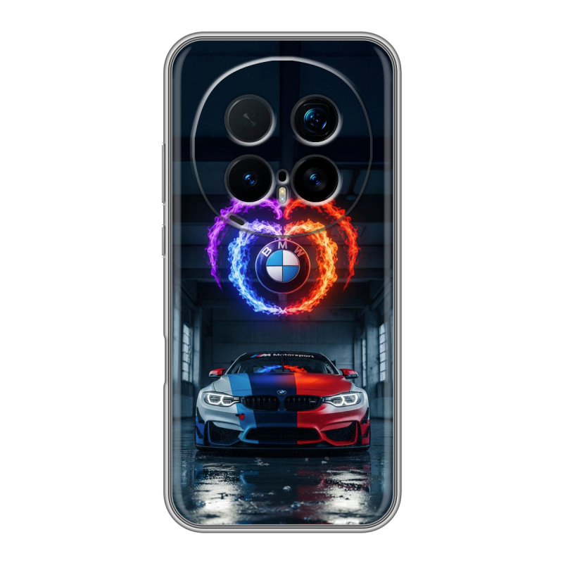 Силиконовый чехол на Honor Magic 8 Pro с принтом BMW БМВ Силиконовый чехол на Honor Magic 8 Pro с принтом BMW БМВ