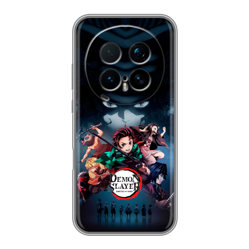 Силиконовый чехол на Honor Magic 8 Pro с принтом Demon Slayer Клинок рассекающий демонов Силиконовый чехол на Honor Magic 8 Pro с принтом Demon Slayer Клинок рассекающий демонов