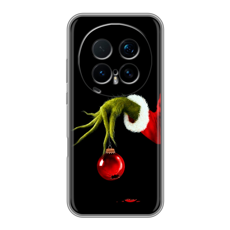 Силиконовый чехол на Honor Magic 8 Pro с принтом Новый год Гринч Силиконовый чехол на Honor Magic 8 Pro с принтом Новый год Гринч