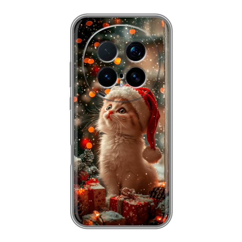 Силиконовый чехол на Honor Magic 8 Pro с принтом Новый год Силиконовый чехол на Honor Magic 8 Pro с принтом Новый год