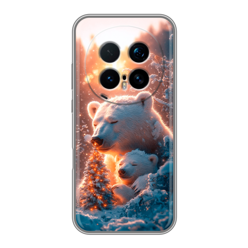 Силиконовый чехол на Honor Magic 8 Pro с принтом Новый год Силиконовый чехол на Honor Magic 8 Pro с принтом Новый год