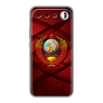 Силиконовый чехол на Realme 16 с принтом Герб СССР