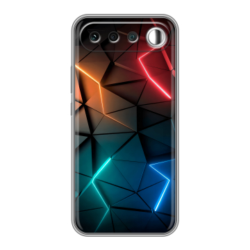 Силиконовый чехол на Realme 16 с принтом Абстракция неон Силиконовый чехол на Realme 16 с принтом Абстракция неон