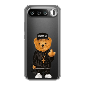 Силиконовый чехол на Realme 16 с принтом Мишка