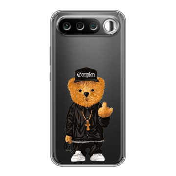 Силиконовый чехол на Realme 16 с принтом Плюшевый медведь