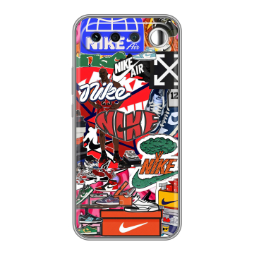 Силиконовый чехол на Realme 16 с принтом Найк Nike яркий