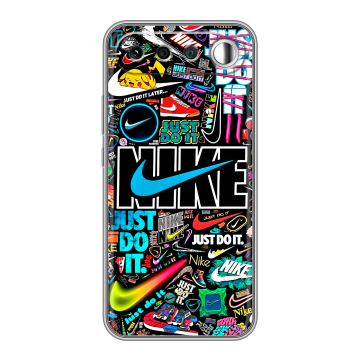 Силиконовый чехол на Realme 16 с принтом найк nike черный Силиконовый чехол на Realme 16 с принтом найк nike черный