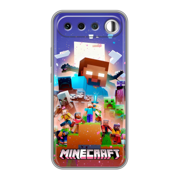 Силиконовый чехол на Realme 16 с принтом Майнкрафт Minecraft Силиконовый чехол на Realme 16 с принтом Майнкрафт Minecraft