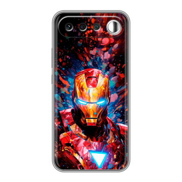 Силиконовый чехол на Realme 16 с принтом Железный человек Ironman