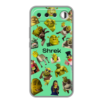 Силиконовый чехол на Realme 16 с принтом Шрек Shrek Силиконовый чехол на Realme 16 с принтом Шрек Shrek