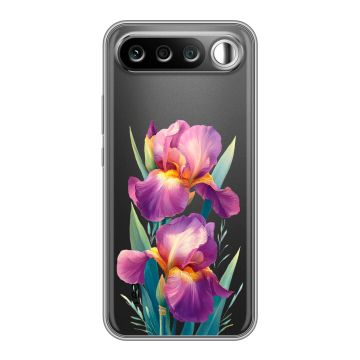Силиконовый чехол на Realme 16 с принтом Цветы орхидеи Силиконовый чехол на Realme 16 с принтом Цветы орхидеи