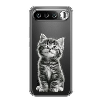 Силиконовый чехол на Realme 16 с принтом Котенок