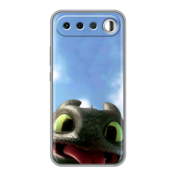 Силиконовый чехол на Realme 16 с принтом Как приручить дракона