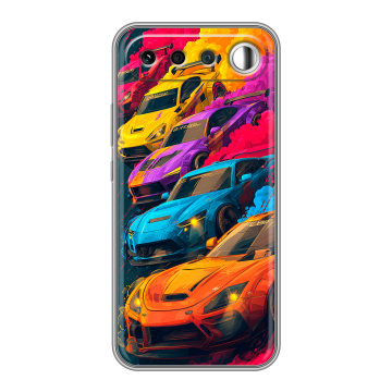Силиконовый чехол на Realme 16 с принтом Тачки Силиконовый чехол на Realme 16 с принтом Тачки