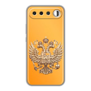 Силиконовый чехол на Realme 16 с принтом Герб Флаг России Силиконовый чехол на Realme 16 с принтом Герб Флаг России