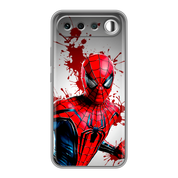 Силиконовый чехол на Realme 16 с принтом Spiderman Человек паук