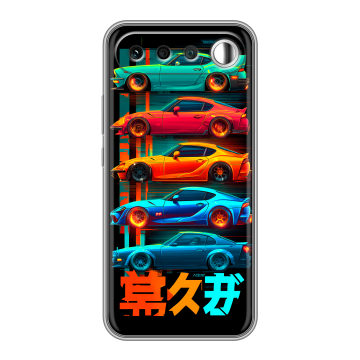 Силиконовый чехол на Realme 16 с принтом машины тачки Силиконовый чехол на Realme 16 с принтом машины тачки