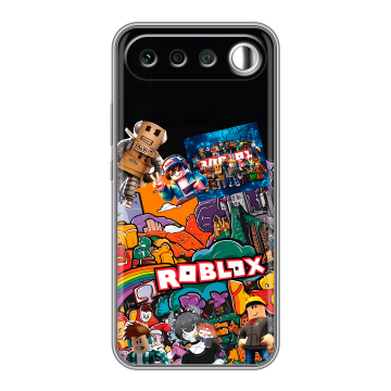 Силиконовый чехол на Realme 16 с принтом Roblox Роблокс Силиконовый чехол на Realme 16 с принтом Roblox Роблокс