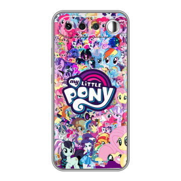 Силиконовый чехол на Realme 16 с принтом My little pony Дружба чудо