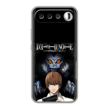 Силиконовый чехол на Realme 16 с принтом Death note Тетрадь смерти Силиконовый чехол на Realme 16 с принтом Death note Тетрадь смерти