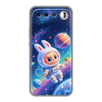 Силиконовый чехол на Realme 16 с принтом Labubu Лабубу