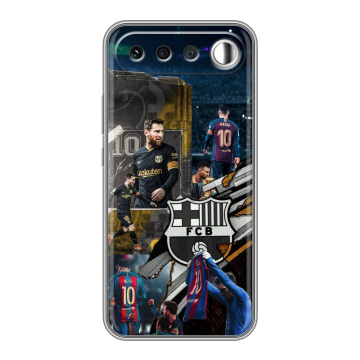 Силиконовый чехол на Realme 16 с принтом Messi Barcelona Силиконовый чехол на Realme 16 с принтом Messi Barcelona