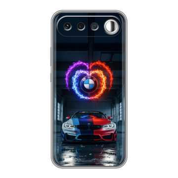 Силиконовый чехол на Realme 16 с принтом BMW БМВ