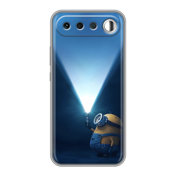 Силиконовый чехол на Realme 16 с принтом Миньоны